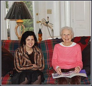 Monica Shenouda and Shirley Dorrier