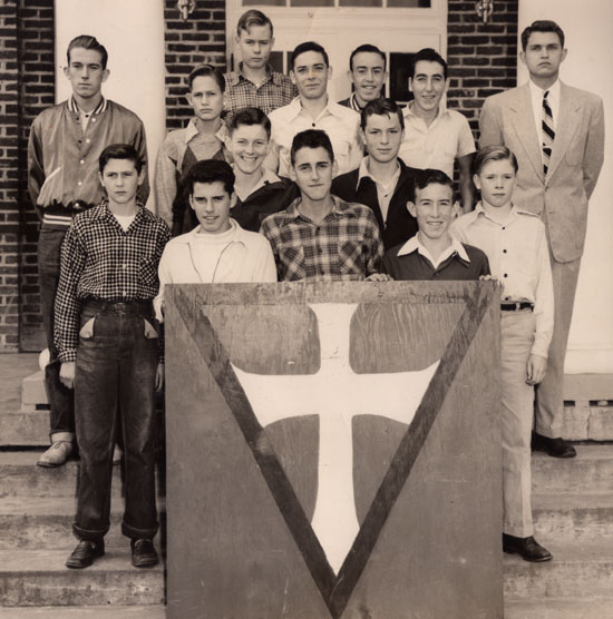 Scottsville High School Hi-Y Club, 1954