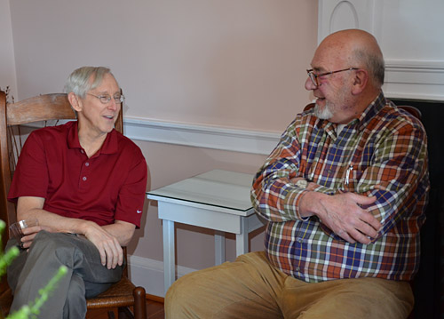Stuart Munson and Barry Grove, Scottsville Museum docents