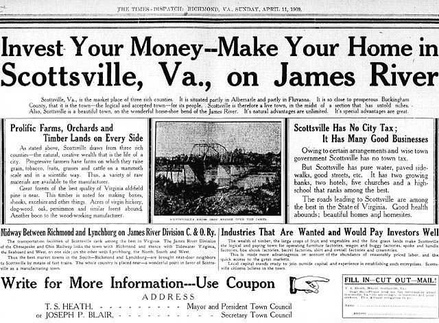 Scottsville Marketting, 1909