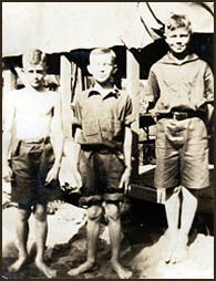 Three Scottsville Boy Scouts